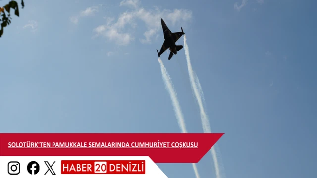 SOLOTÜRK'ten Pamukkale semalarında Cumhuriyet coşkusu