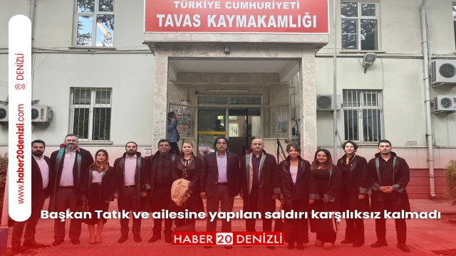 Başkan Tatık ve ailesine yapılan saldırı karşılıksız kalmadı