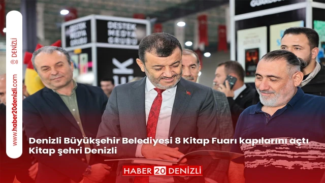 Denizli Büyükşehir Belediyesi 8 Kitap Fuarı kapılarını açtı