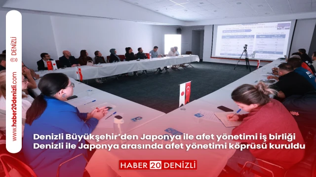 Denizli Büyükşehir’den Japonya ile afet yönetimi iş birliği Denizli ile Japonya arasında afet yönetimi köprüsü kuruldu