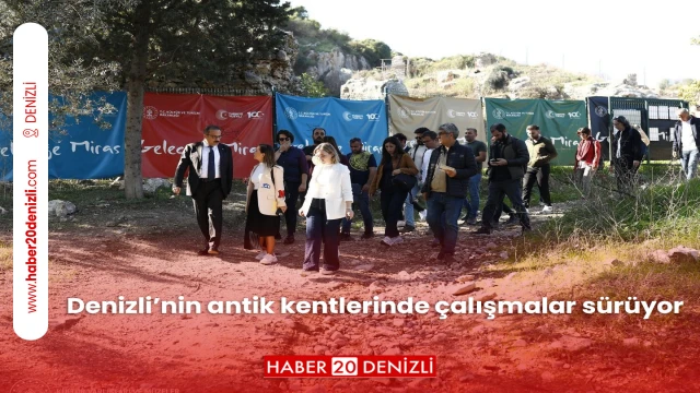 Denizli’nin antik kentlerinde çalışmalar sürüyor