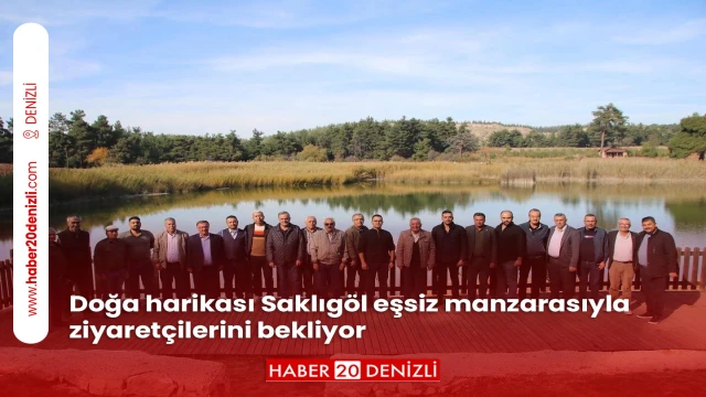 Doğa harikası Saklıgöl eşsiz manzarasıyla ziyaretçilerini bekliyor