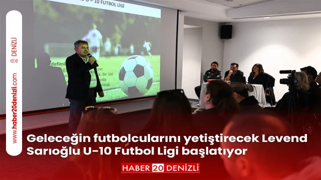 Geleceğin futbolcularını yetiştirecek Levend Sarıoğlu U-10 Futbol Ligi başlatıyor