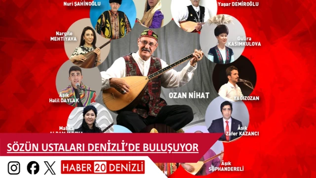 Sözün ustaları Denizli’de buluşuyor