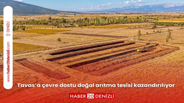 Tavas’a çevre dostu doğal arıtma tesisi kazandırılıyor