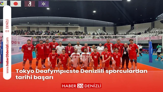 Tokyo Deafympıcste Denizlili sporculardan tarihi başarı