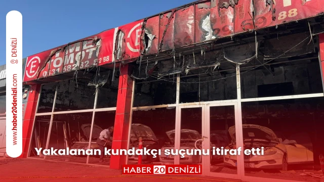 Yakalanan kundakçı suçunu itiraf etti