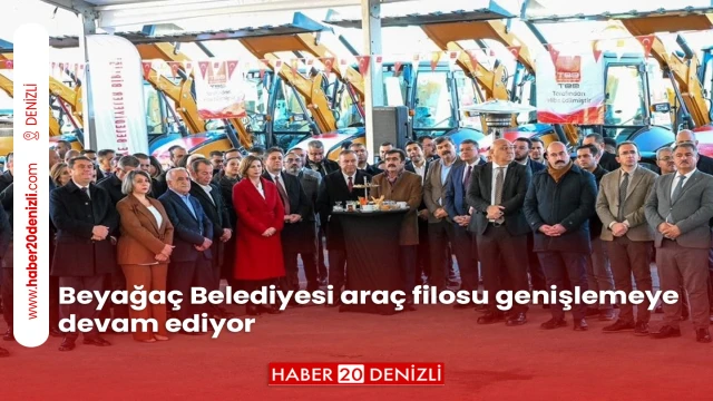 Beyağaç Belediyesi araç filosu genişlemeye devam ediyor