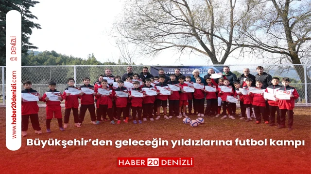 Büyükşehir’den geleceğin yıldızlarına futbol kampı