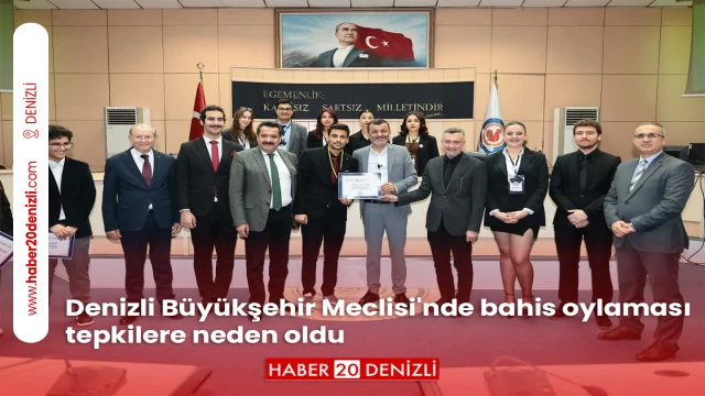 Denizli Büyükşehir Meclisi'nde bahis oylaması tepkilere neden oldu