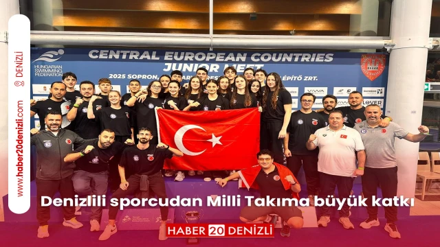 Denizlili sporcudan Milli Takıma büyük katkı