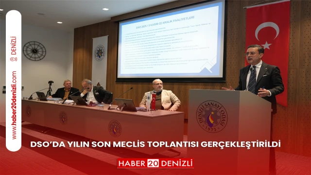 DSO’DA YILIN SON MECLİS TOPLANTISI GERÇEKLEŞTİRİLDİ