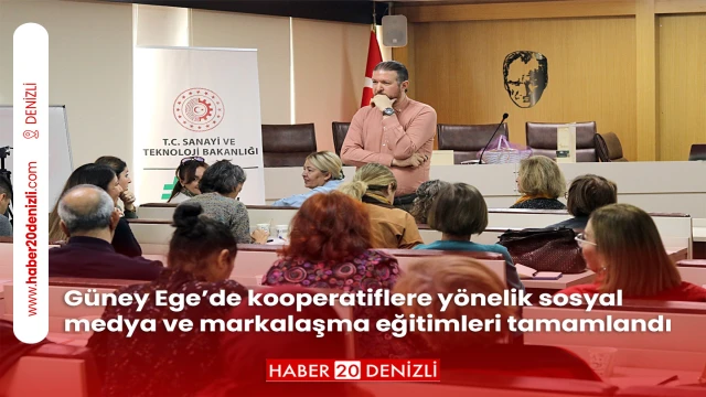 Güney Ege’de kooperatiflere yönelik sosyal medya ve markalaşma eğitimleri tamamlandı