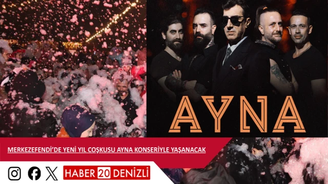 MERKEZEFENDİ’DE YENİ YIL COŞKUSU AYNA KONSERİYLE YAŞANACAK