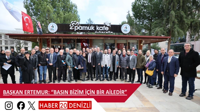 BAŞKAN ERTEMUR: “BASIN BİZİM İÇİN BİR AİLEDİR”