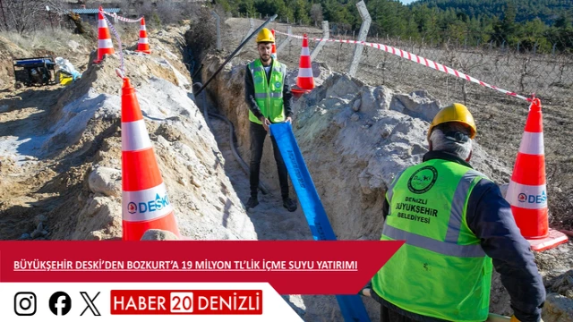Büyükşehir DESKİ’den Bozkurt’a 19 Milyon TL’lik içme suyu yatırımı