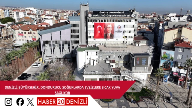 Denizli Büyükşehir, dondurucu soğuklarda evsizlere sıcak yuva sağlıyor
