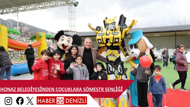 Honaz Belediyesinden çocuklara sömestr şenliği