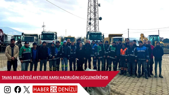 Tavas Belediyesi afetlere karşı hazırlığını güçlendiriyor