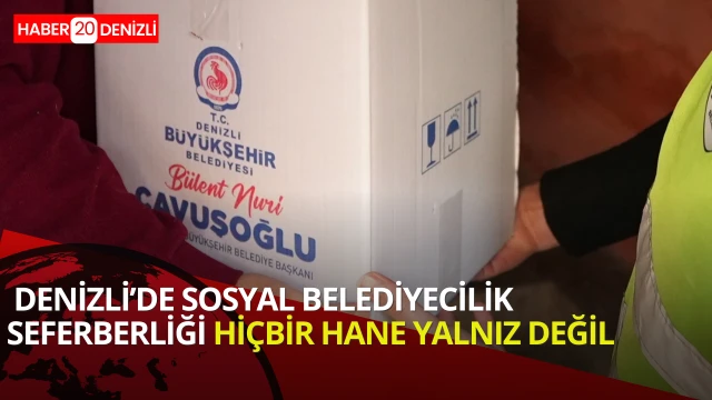 Büyükşehir ile ramazan bereketi kapı kapı yayılıyor