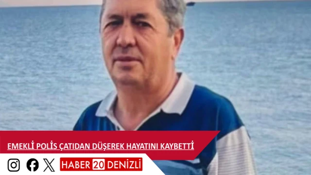 Emekli polis çatıdan düşerek hayatını kaybetti