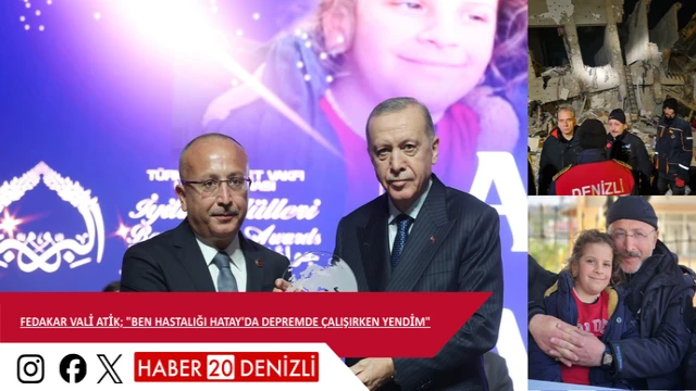 Fedakar Vali Atik; "Ben hastalığı Hatay'da depremde çalışırken yendim"
