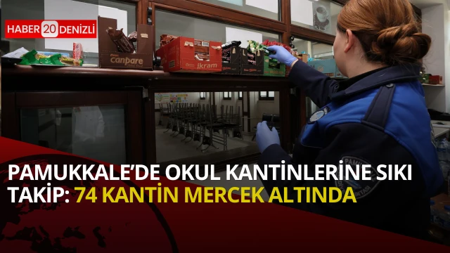 Kantin denetimlerini aralıksız sürdürüyor