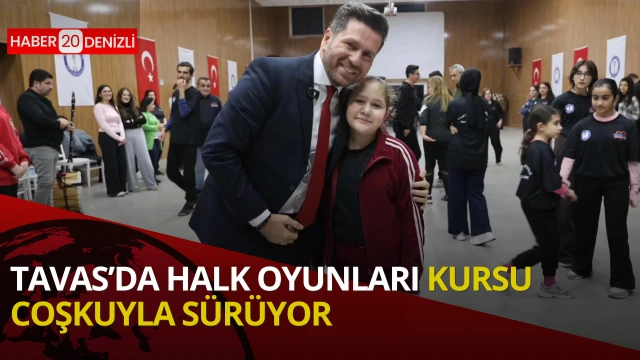 Tavas Belediyesi Halk Oyunları Kursu coşkuyla sürüyor