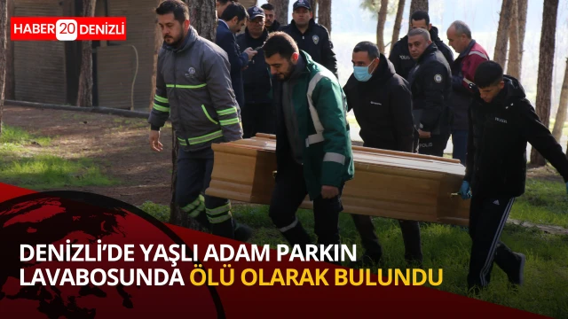 Yaşlı adam parkın lavabosunda ölü olarak bulundu