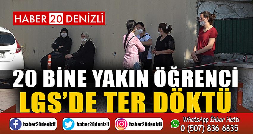 Korona virüsü tedbirleri kapsamında 20 bine yakın öğrenci LGS’de ter döktü