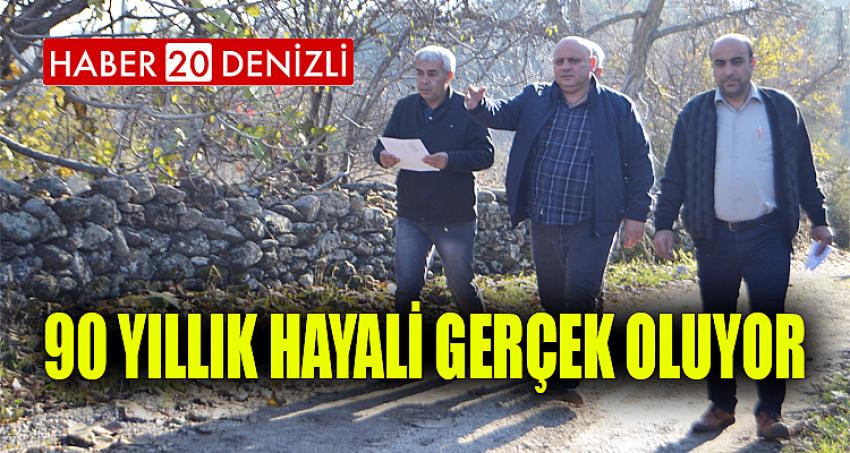 90 yıllık hayali gerçek oluyor