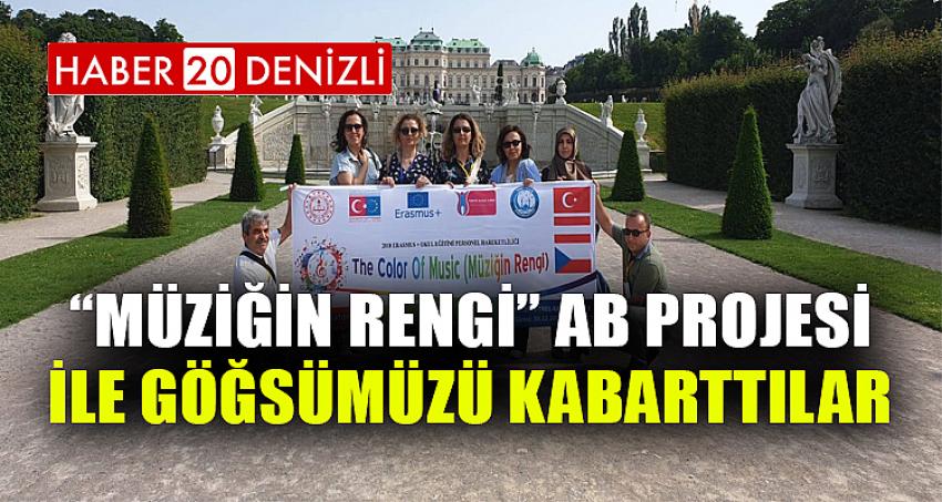 “Müziğin Rengi” AB Projesi ile Göğsümüzü Kabarttılar