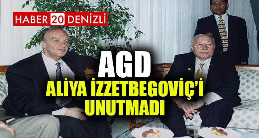 AGD, BİLGE KRAL ALİYA İZZETBEGOVİÇ’İ UNUTMADI