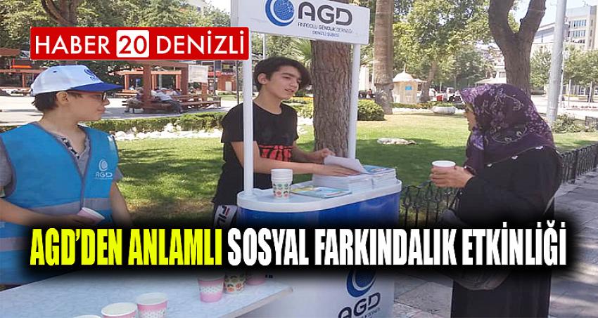 AGD’DEN ANLAMLI SOSYAL FARKINDALIK ETKİNLİĞİ