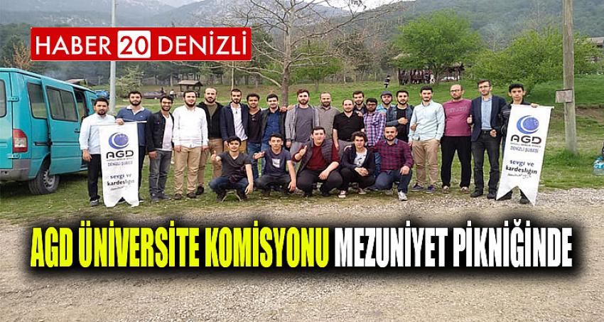 AGD ÜNİVERSİTE KOMİSYONU MEZUNİYET PİKNİĞİNDE