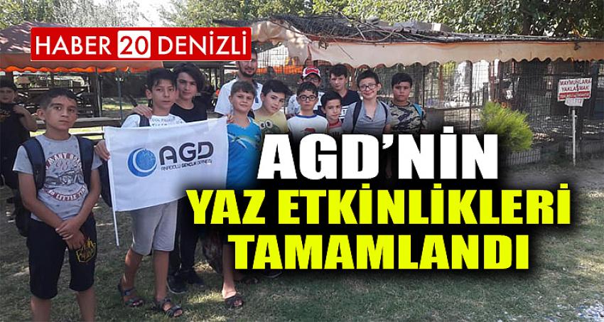 AGD’NİN YAZ ETKİNLİKLERİ TAMAMLANDI