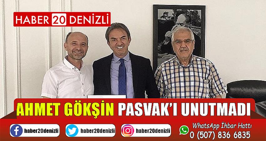 Hayırsever işadamı Ahmet Gökşin Pasvak’ı unutmadı