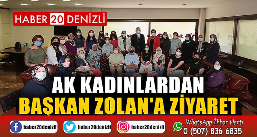 AK kadınlardan Başkan Zolan'a ziyaret