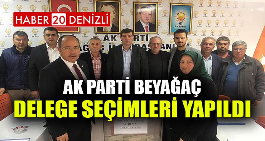 AK PARTİ BEYAĞAÇ DELEGE SEÇİMLERİ YAPILDI