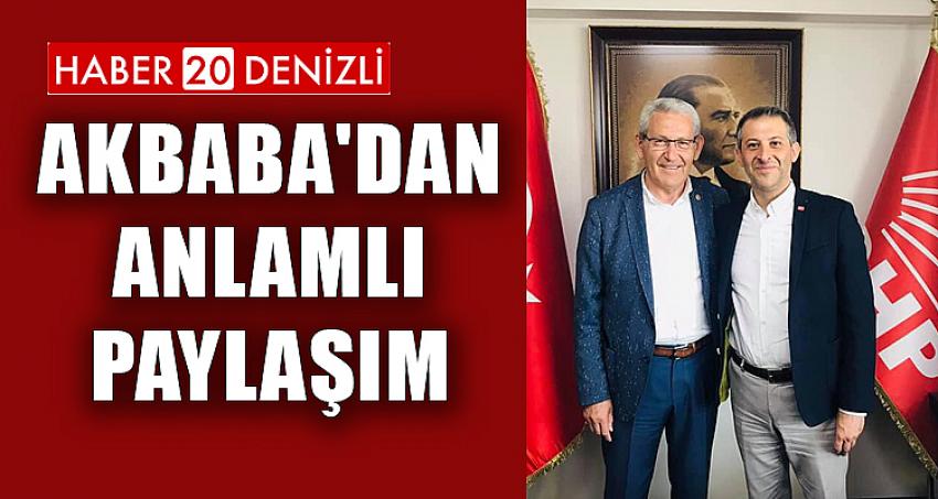 AKBABA'DAN ANLAMLI PAYLAŞIM