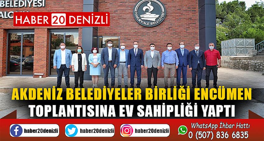 Pamukkale Belediyesi, Akdeniz Belediyeler Birliği encümen toplantısına ev sahipliği yaptı