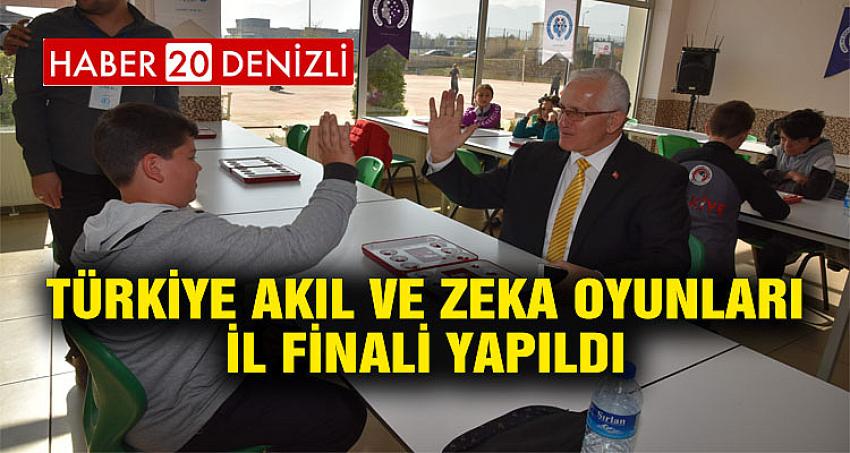 Türkiye Akıl ve Zeka Oyunları İl Finali Yapıldı