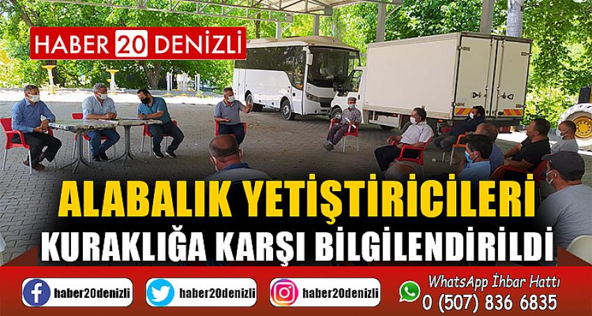 Alabalık yetiştiricileri kuraklığa karşı bilgilendirildi