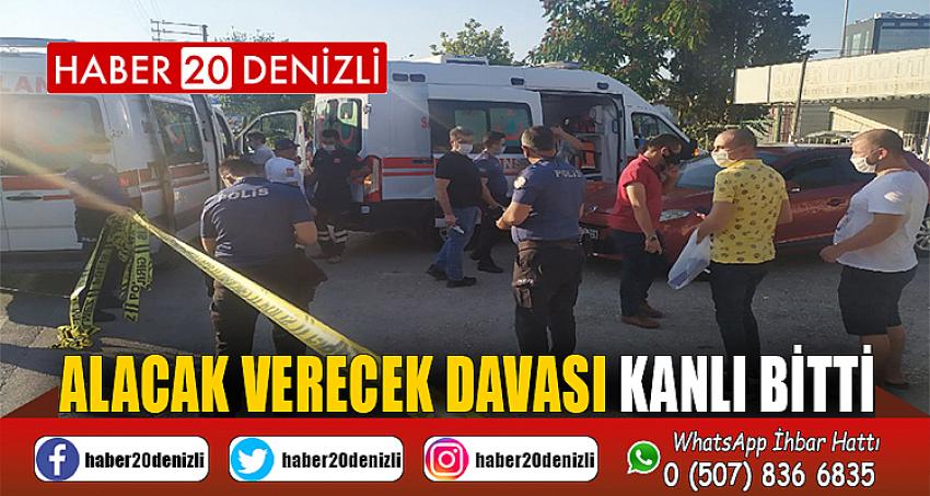 Alacak verecek davası kanlı bitti