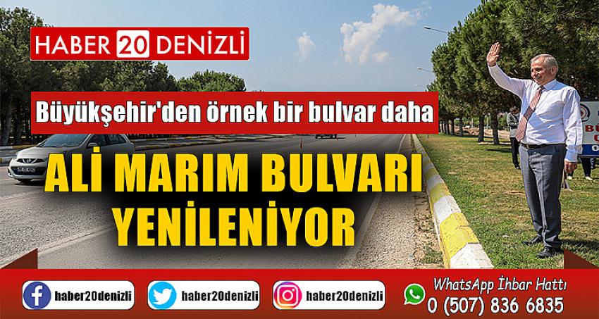 Ali Marım Bulvarı yenileniyor