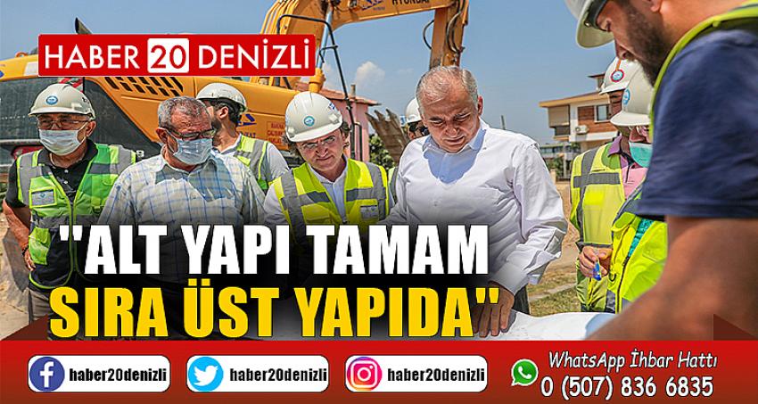 Serinhisar’da alt yapısı sil baştan yenilendi