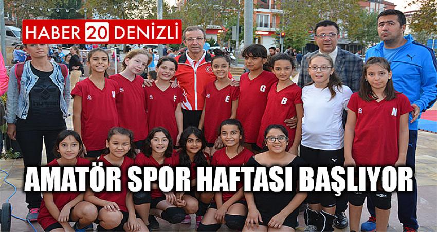 AMATÖR SPOR HAFTASI BAŞLIYOR