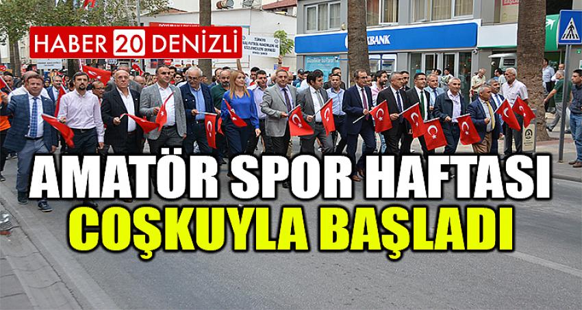 AMATÖR SPOR HAFTASI COŞKUYLA BAŞLADI