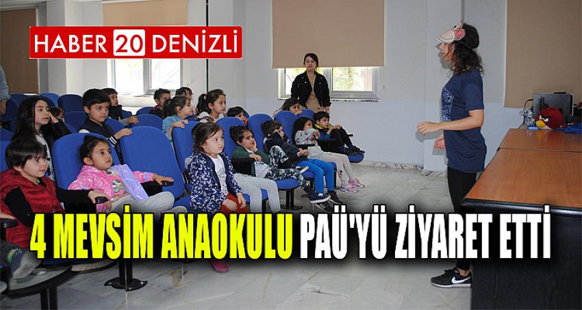 4 Mevsim Anaokulu PAÜ'yü Ziyaret Etti