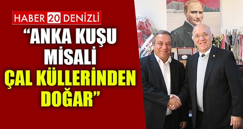 FEDERASYON BAŞKANI’NDAN ÇAL GARASI’NA MORAL ZİYARETİ